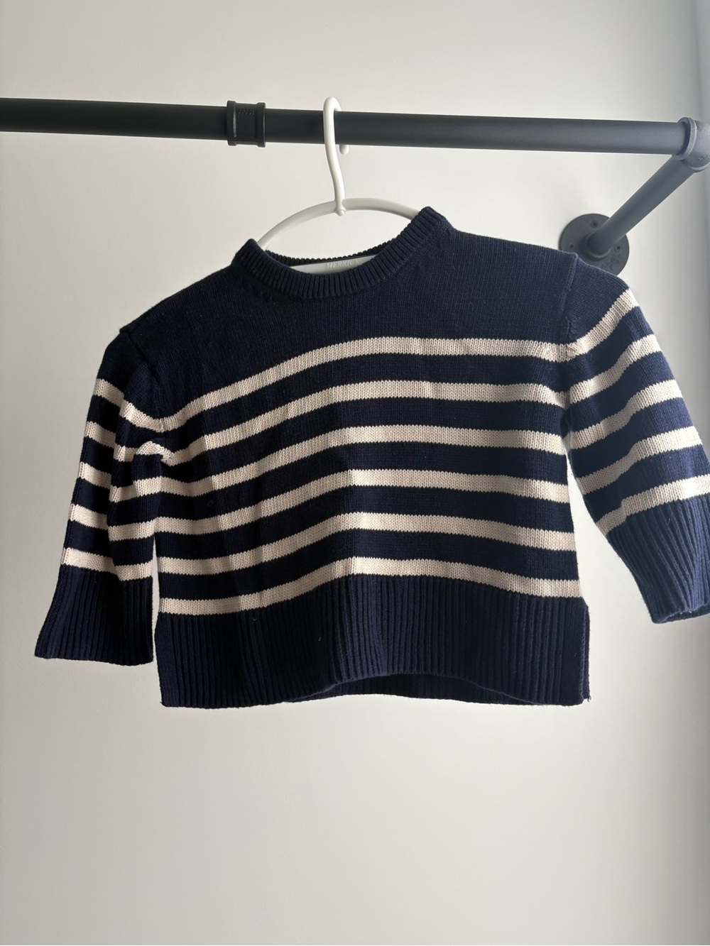 Baby GAP Navy & White Striped Crewneck Sweater, Coastal, Fisherman